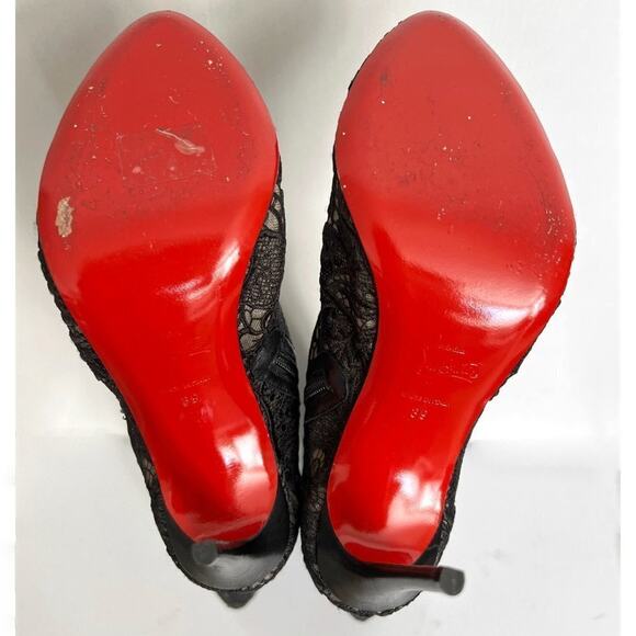 Christian Louboutin Tennissima Lace Knee Hight‎ Boots Size 39 - Picture 7 of 8